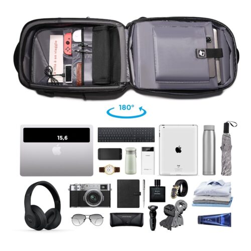 Laptop Rucksack Damen Herren mehr details