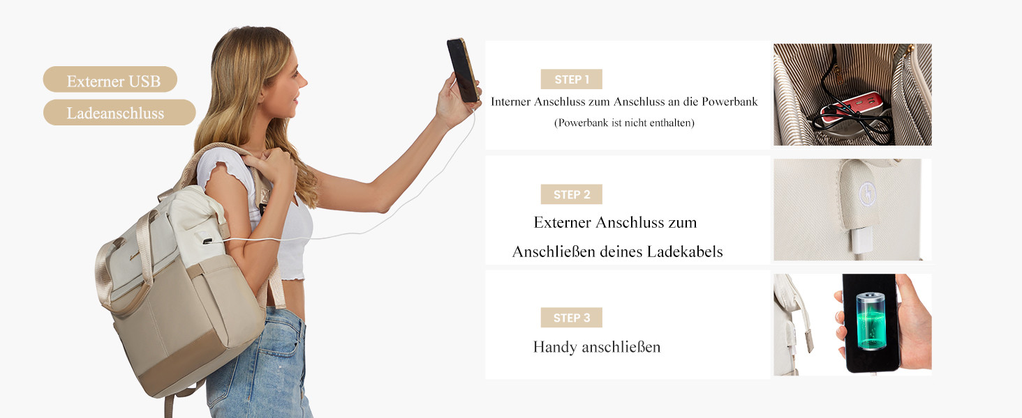 Der Laptop Rucksack Damen