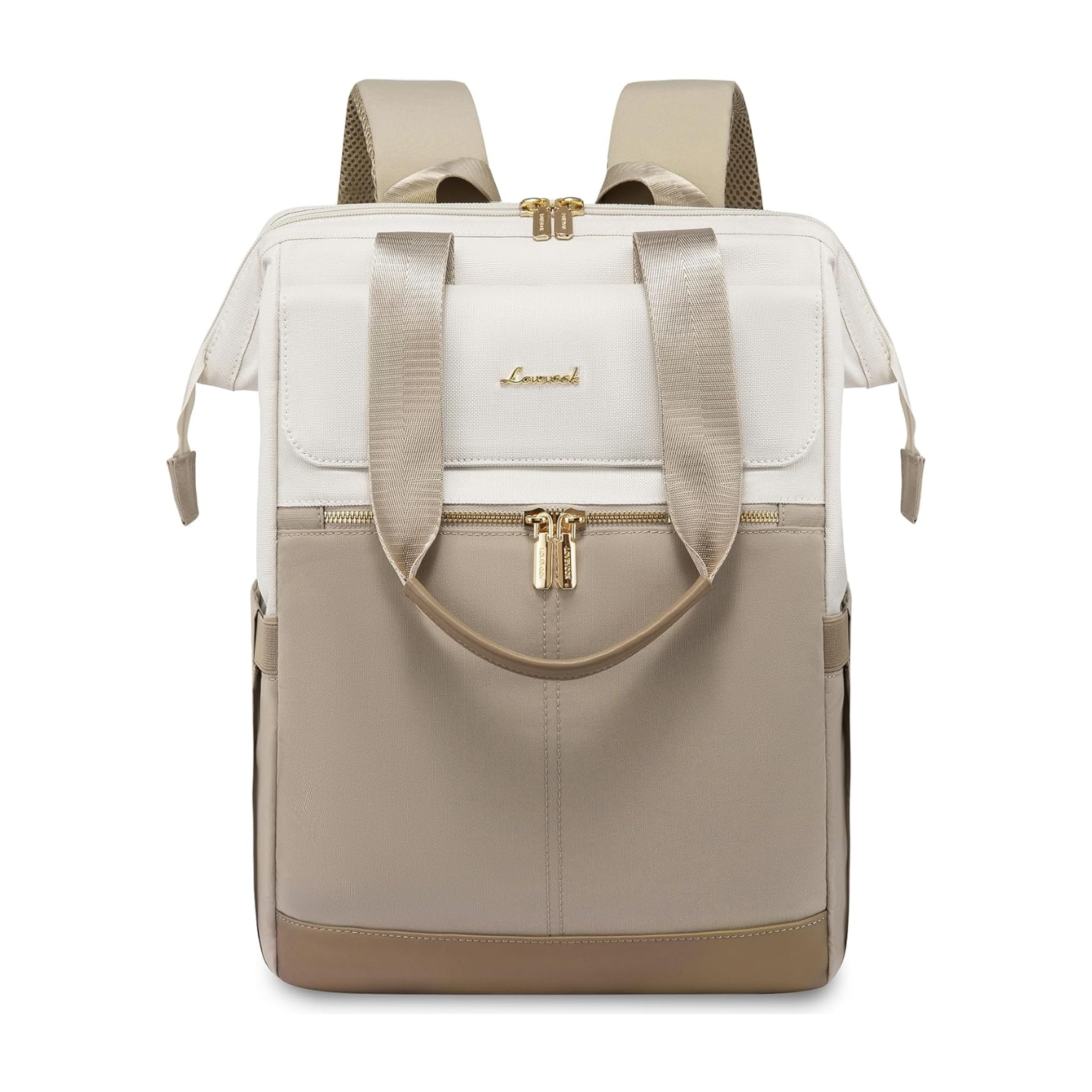Moderner-Rucksack-Damen-beige Moderner Rucksack Damen beige