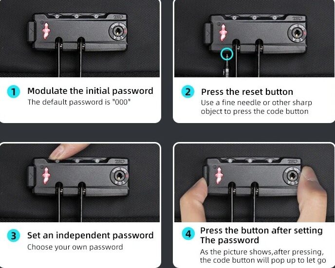 tsa schloss Anleitung