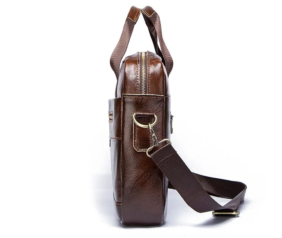 Leder Umhängtasche Herren seitlich