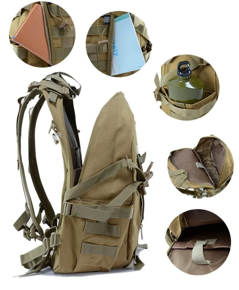 Wanderrucksack Herren 40 Liter innenaufteilung