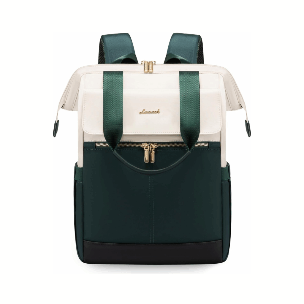 Moderner Rucksack Damen grün