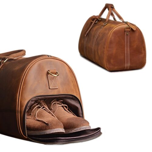 Weekender Herren Leder mit schuhen