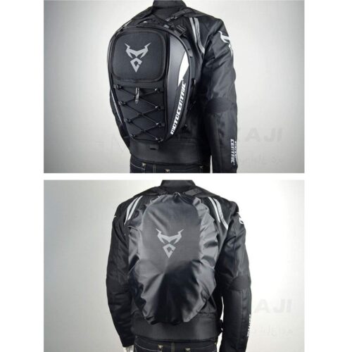 Motorrad Rucksack wasserdicht auf nem rücken