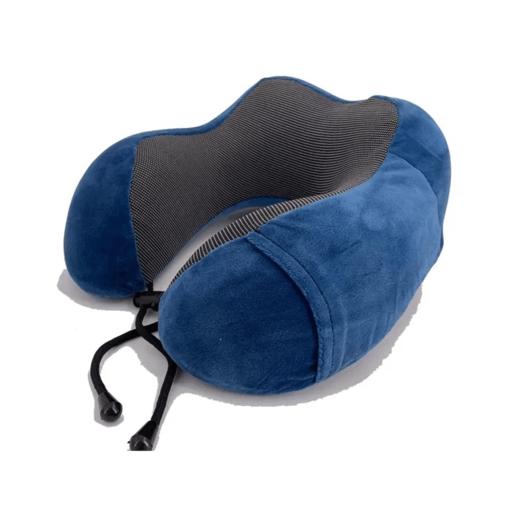 Nackenkissen für Reisen, Nackenhörnchen blau