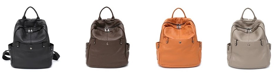 Lederrucksack Damen alle farben