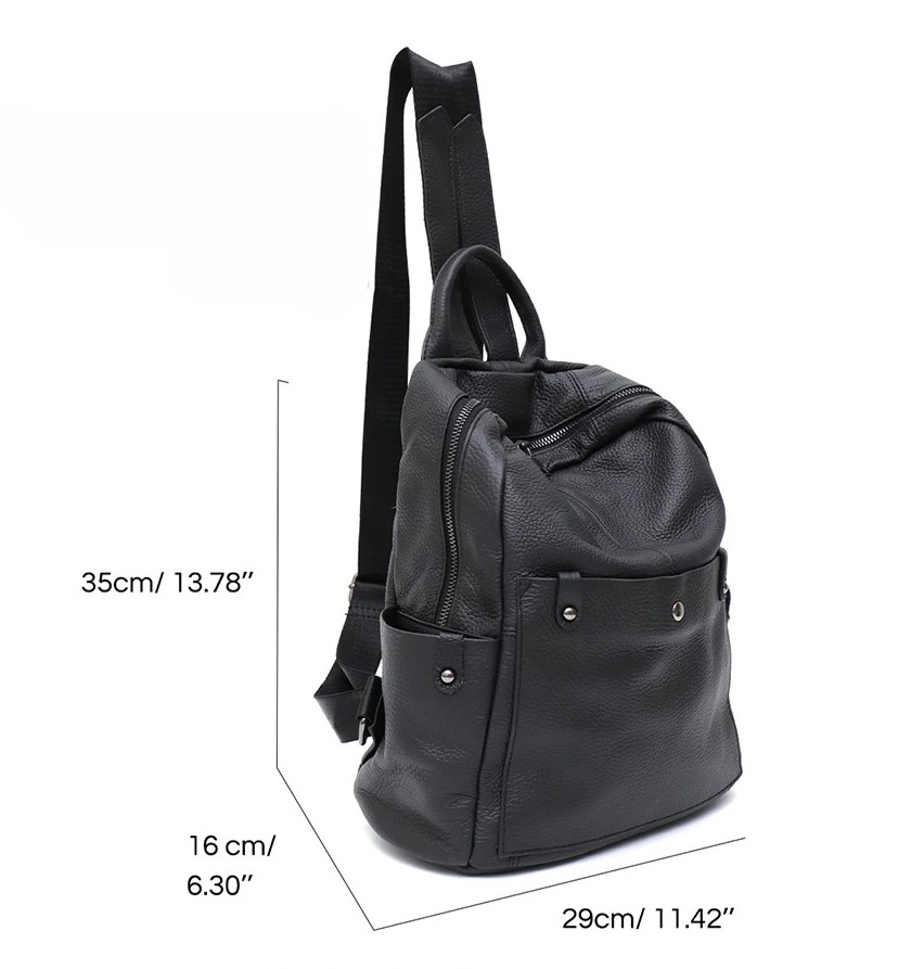 Lederrucksack Damen größe