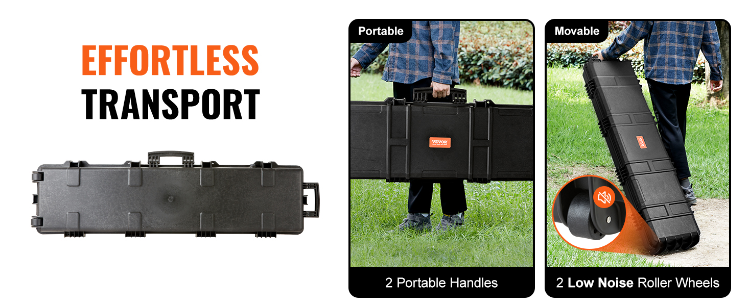 Der Langwaffenkoffer mit Rollen