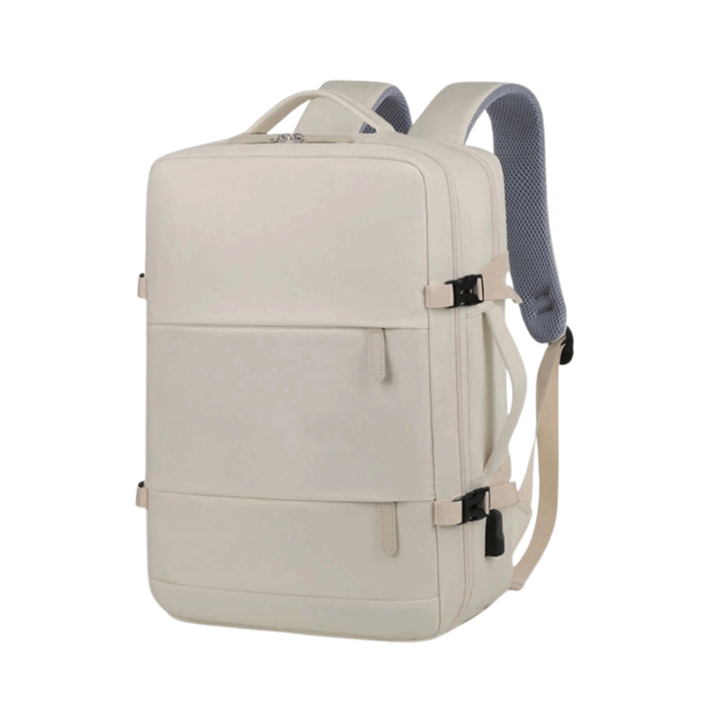 2 in 1 rucksack hand Tasche Damen beige